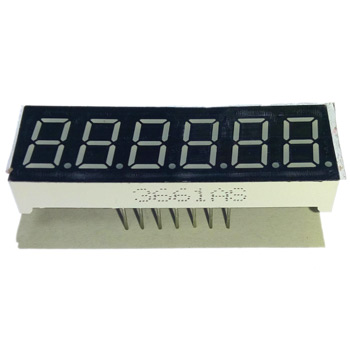 Индикатор семисегментный 6разр. SH3661AS